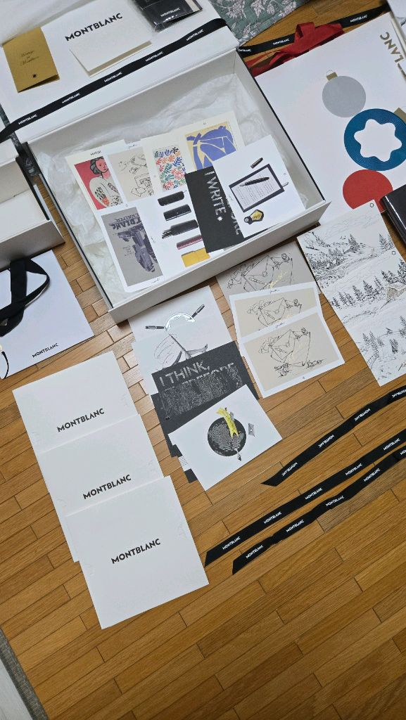 몽블랑 캘리그라피 무지 노트 조디악 말띠 레드 게츠비 그린 스타워커그린 엘릭서퍼퓸 오렌지 만년필잉크 판매합니다 이미지