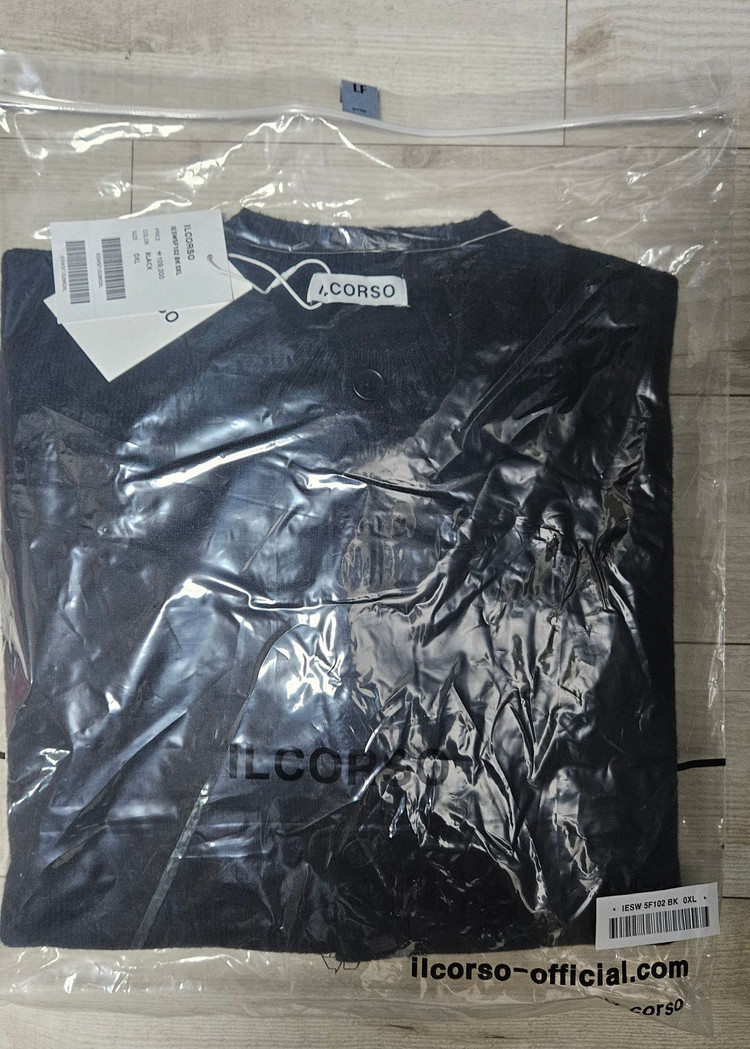 일꼬르소 가디건 / XL110 / 블랙 이미지