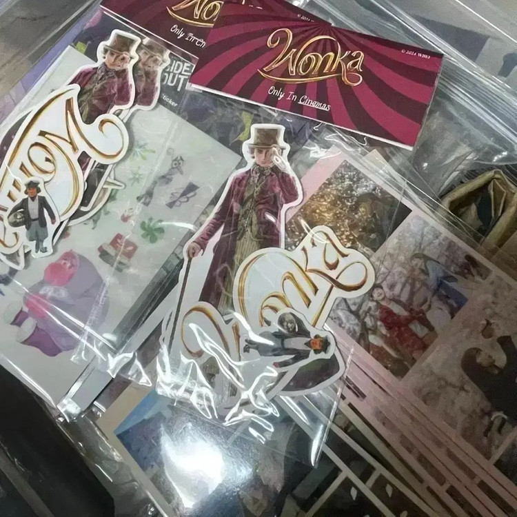 웡카 4DX포스터 2주차 오리지널티켓 아이맥스 아트카드TTT무비씰스티커 이미지