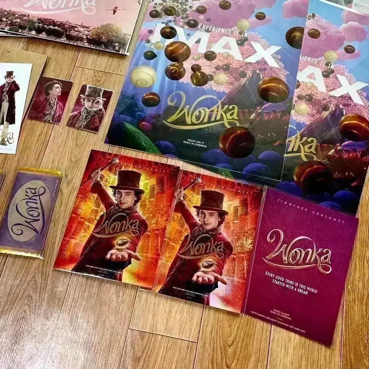 웡카 4DX포스터 2주차 오리지널티켓 아이맥스 아트카드TTT무비씰스티커 이미지