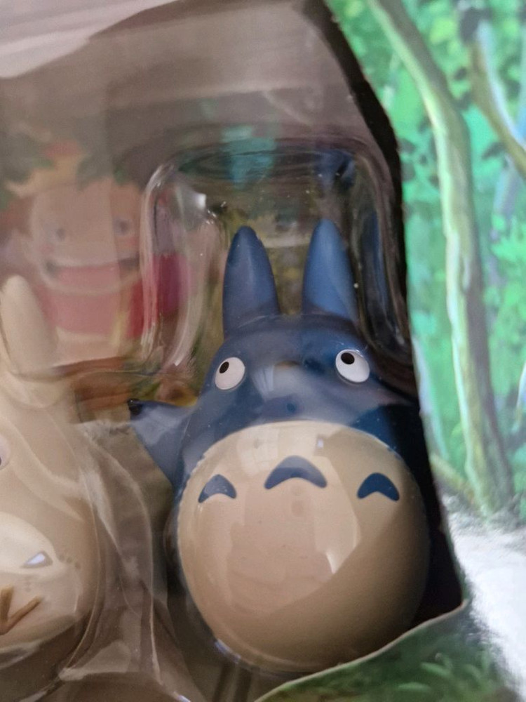 스튜디오 지브리 이웃집 토토로 오뚝이 피규어 3종 세트 이미지