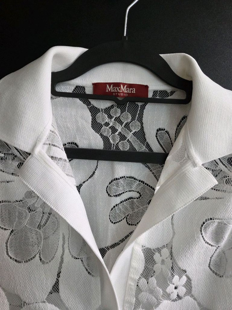막스마라 비앙코 도나 레이스 폴로셔츠ㅡ정품 새상품 가격내림 이미지