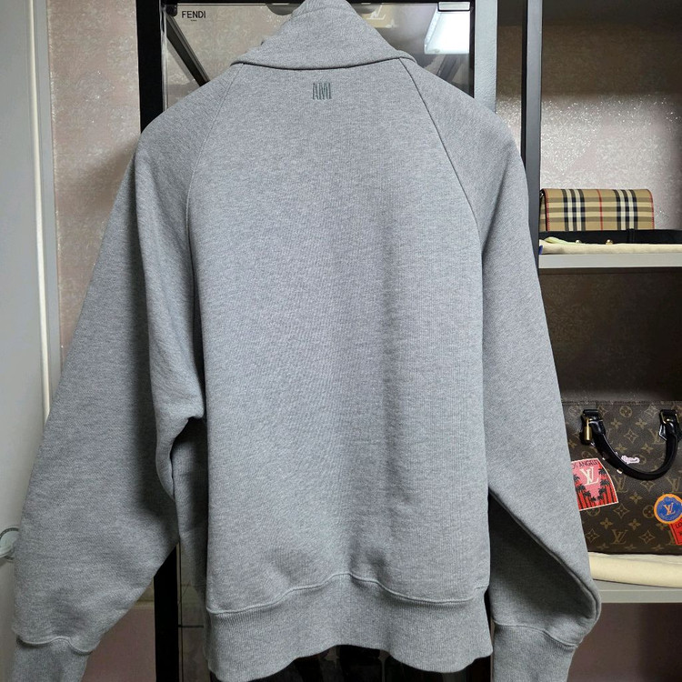 아미 ami 톤온톤 하프집업 맨투맨/스웨트 셔츠 XL 이미지
