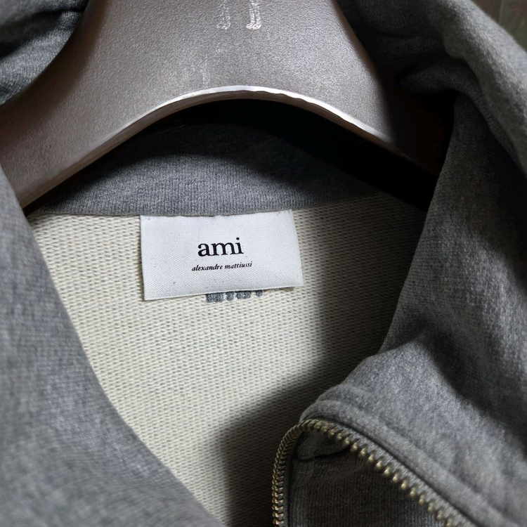 아미 ami 톤온톤 하프집업 맨투맨/스웨트 셔츠 XL 이미지