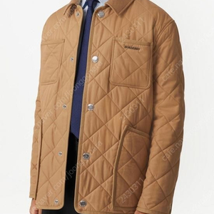 BURBERRY 버버리 다이아몬드 퀼팅 로고 남성 자켓 23SS 8058116 판매 이미지
