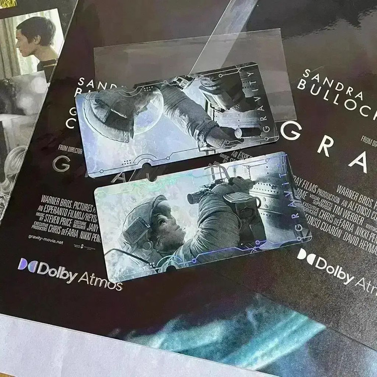 그래비티 2018 아이맥스 4DX 포스터 스페셜티켓아트카드 영화패키지뱃지 이미지