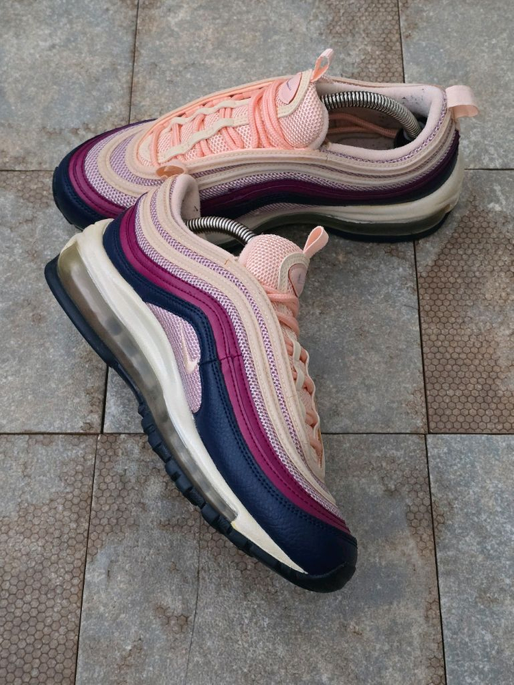 (245)나이키 에어맥스 97 플럼 초크 스니커즈 운동화 이미지