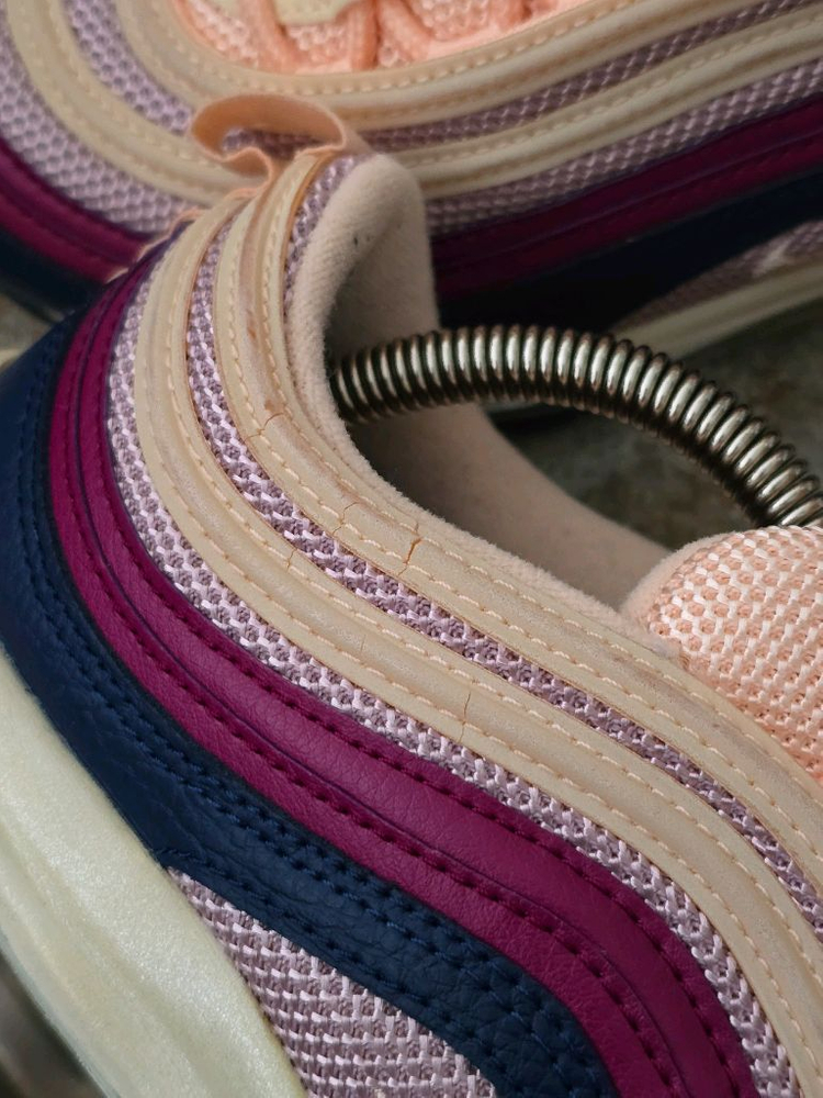 (245)나이키 에어맥스 97 플럼 초크 스니커즈 운동화 이미지