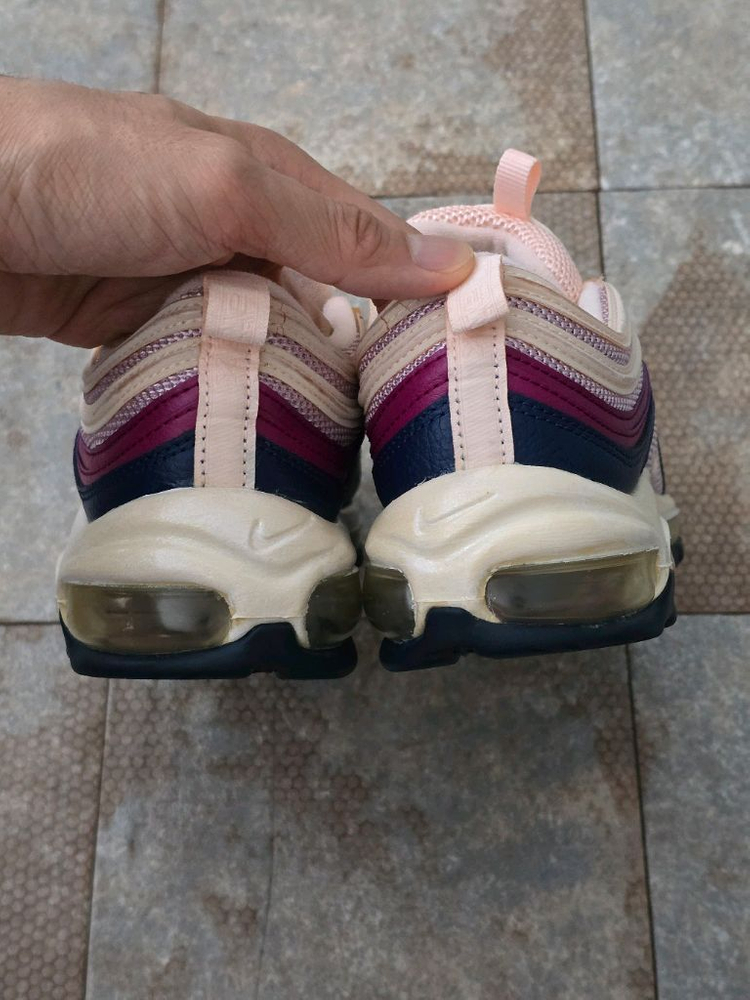 (245)나이키 에어맥스 97 플럼 초크 스니커즈 운동화 이미지