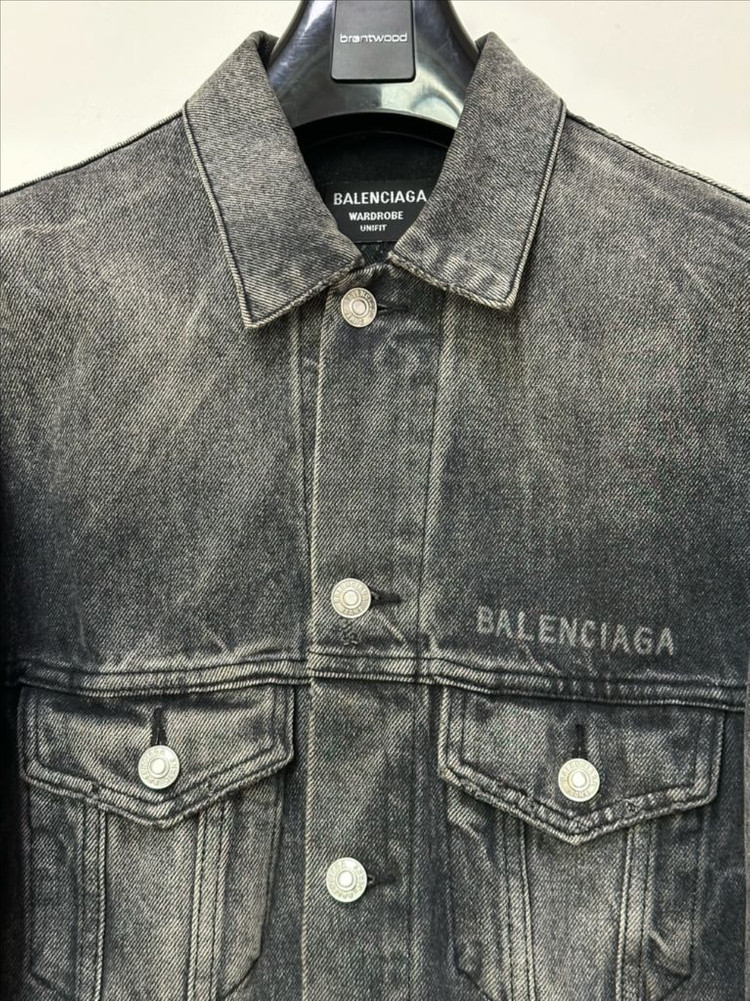 발렌시아가 유니핏 UNIPIT워싱 데님 자켓 M 이미지