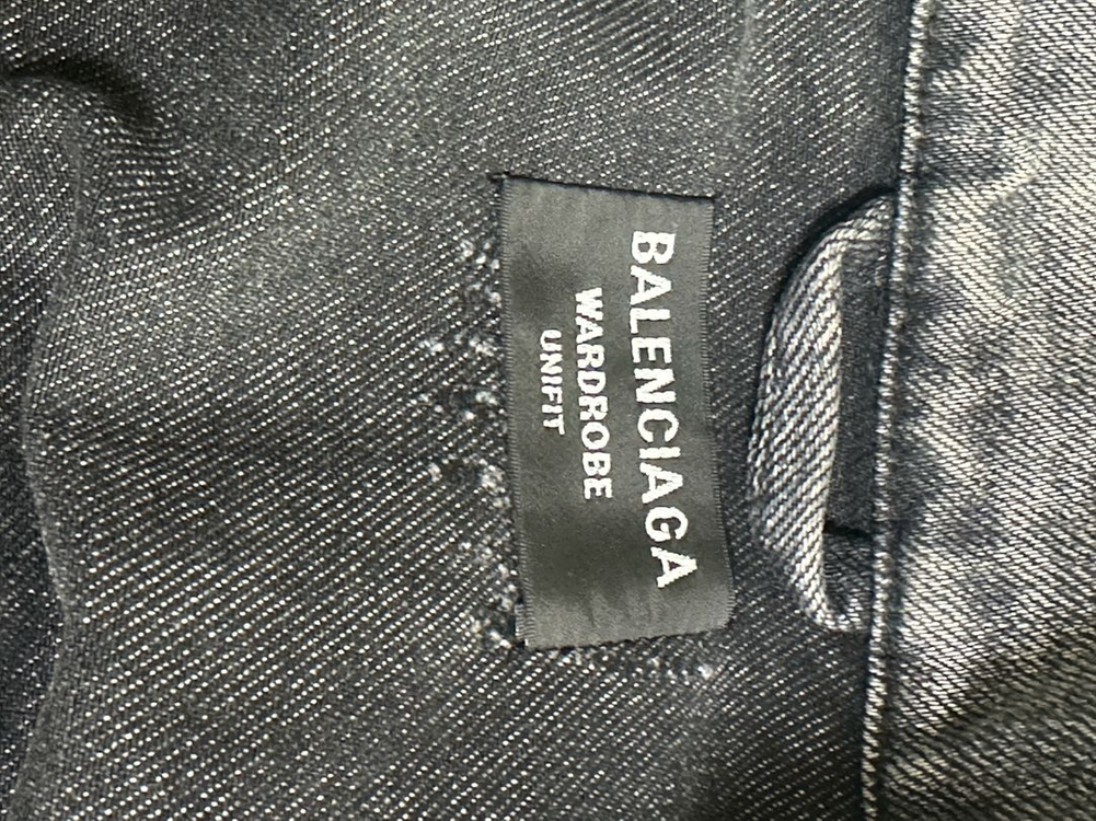 발렌시아가 유니핏 UNIPIT워싱 데님 자켓 M 이미지