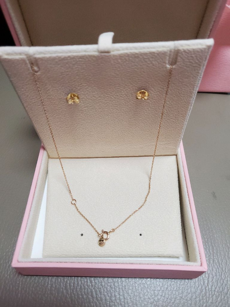 제이에스티나14k티아라목걸이&귀걸이세트(새상품) 이미지