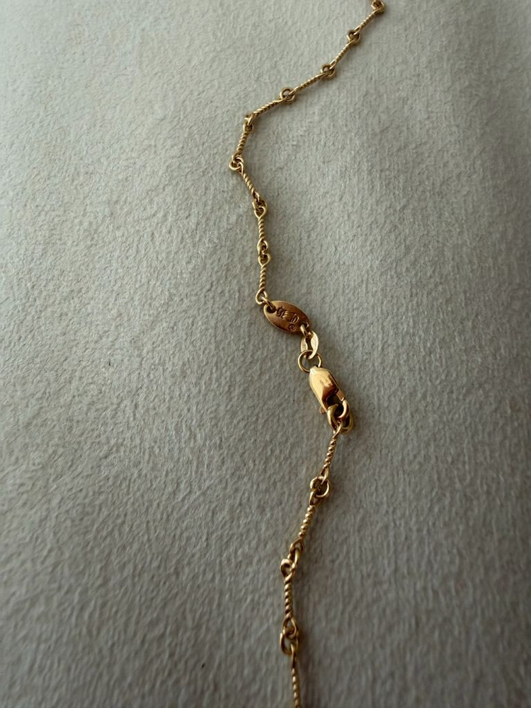 크롬하츠18k 골드 크로스 목걸이 이미지