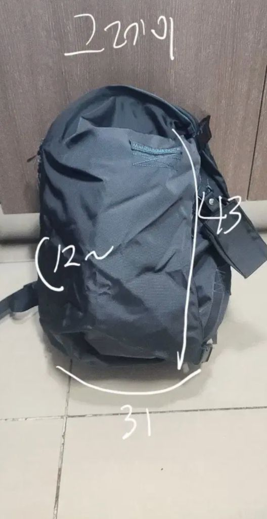 만다리나덕 백팩겸 여행가방입 이미지