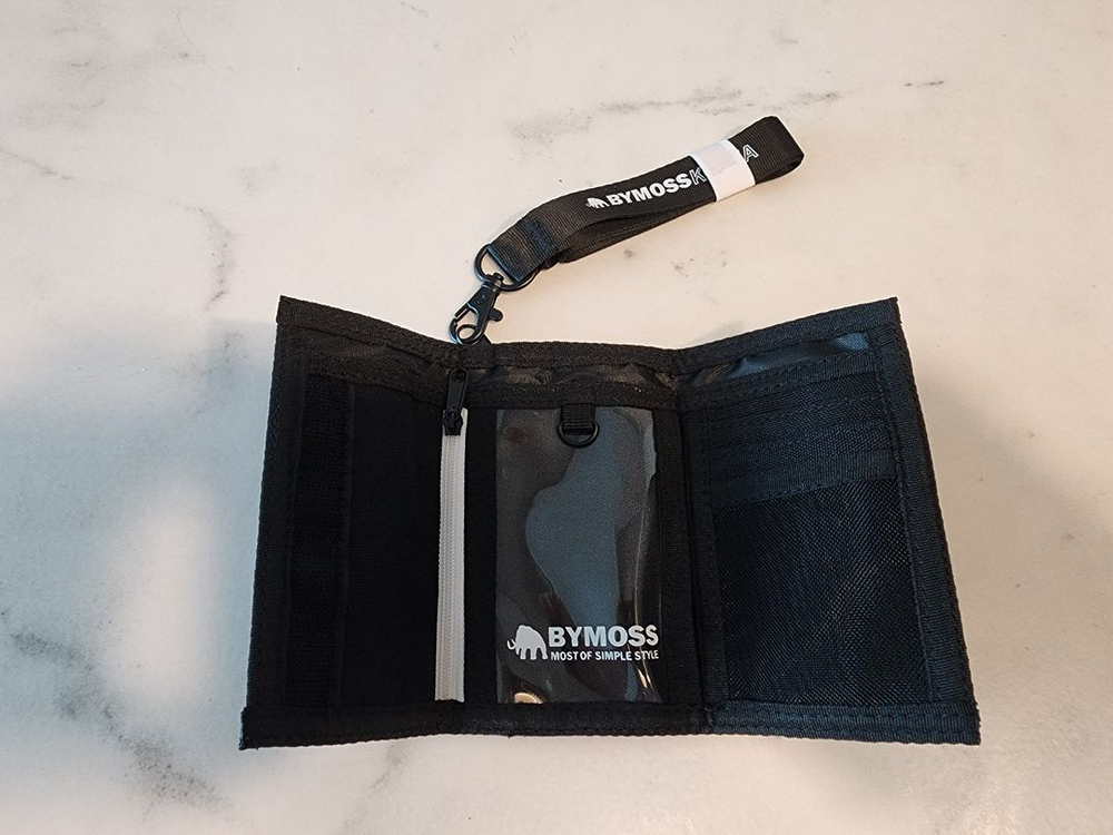 [미니지갑] 바이모스(BYMOSS) 벨크로 3단 미니지갑 (새제품) 이미지