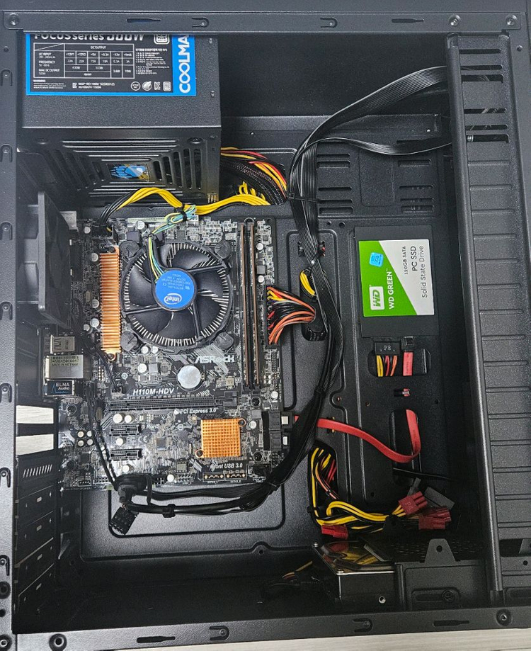 인텔 6세대 G4560 DDR4 8G 윈도우10 데스크탑 PC 컴퓨터 본체 다운/업글 가능 이미지