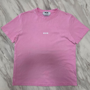 MSGM 여성 로고 반팔 티셔츠 이미지