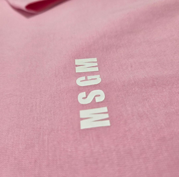 MSGM 여성 로고 반팔 티셔츠 이미지