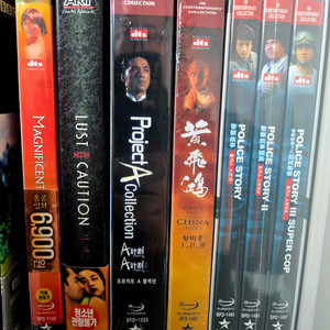 홍콩 영화 DVD 개인수집 컬렉션 이미지