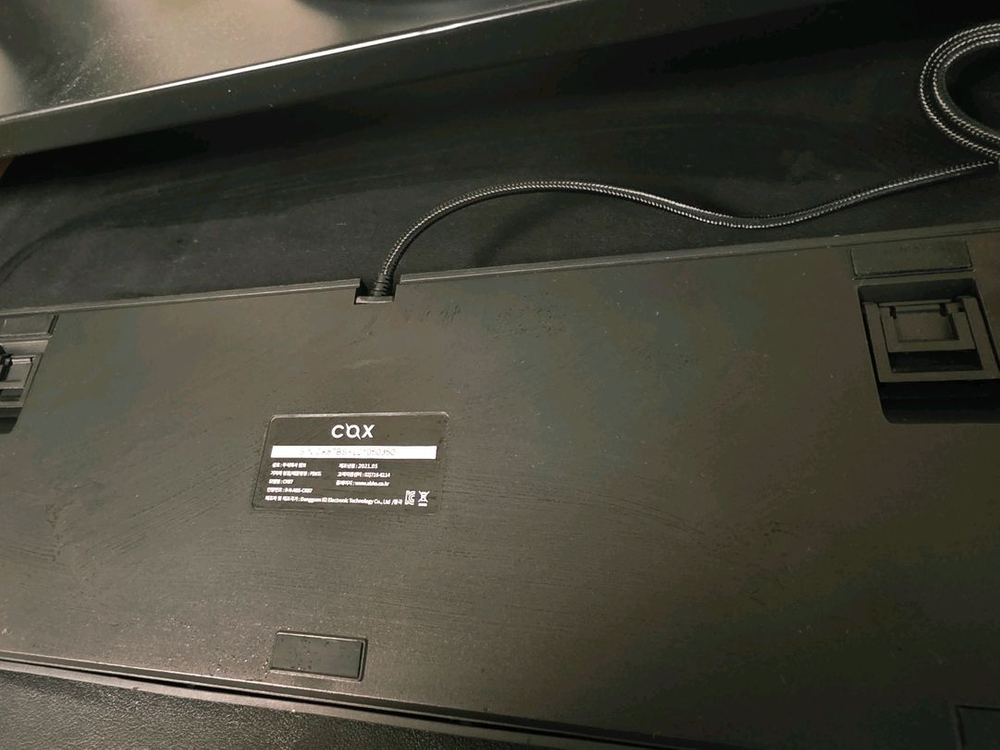 COX CK87 게이트론 LED 게이밍 기계식 키보드 이미지