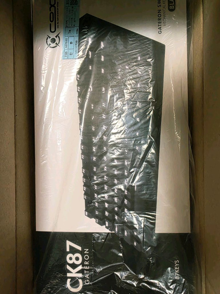 COX CK87 게이트론 LED 게이밍 기계식 키보드 이미지