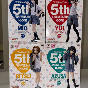 케이온 피규어 5주년 아즈사 미오 리츠 유이 미개봉 이미지