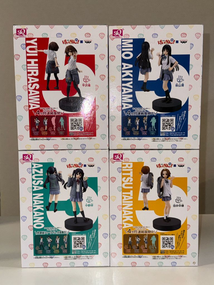 케이온 피규어 5주년 아즈사 미오 리츠 유이 미개봉 이미지