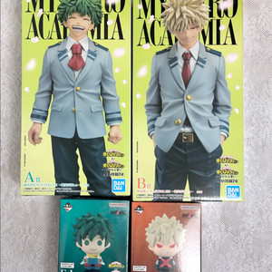 나히아 쿠지 A상 미도리야 B상 바쿠고 피규어 E상 올마이트 인형 이미지