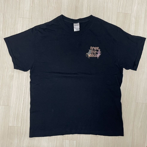 립앤딥x웍스아웃 프린팅 반팔 블랙 L 이미지