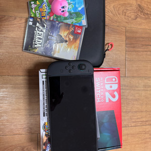 닌텐도 스위치2풀박스+파우치+젤다야숨,커비디스커버리 이미지