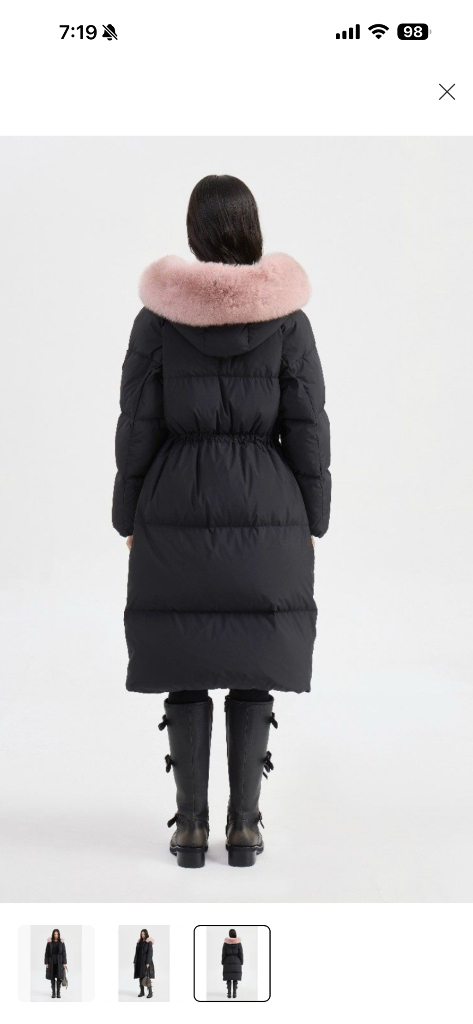 럭키슈에뜨 폭스퍼 롱패딩 (정품/새제품) 이미지