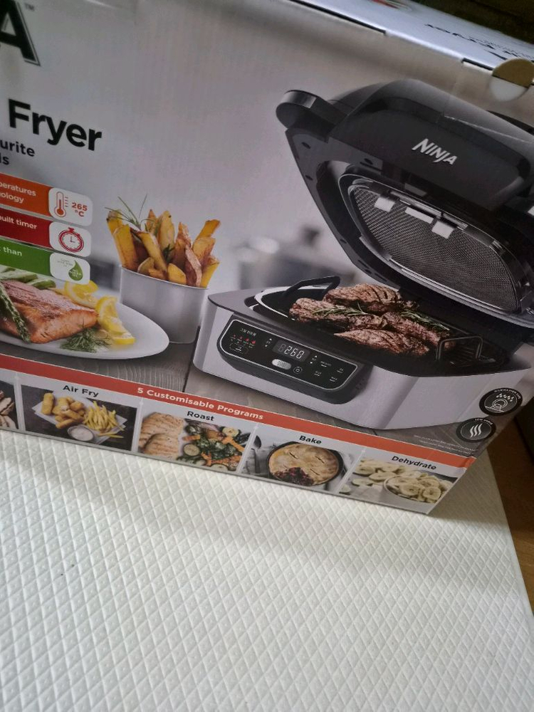 (미사용새상품) 닌자 에어프라이어 에어그릴 5in1 AG301KR 이미지