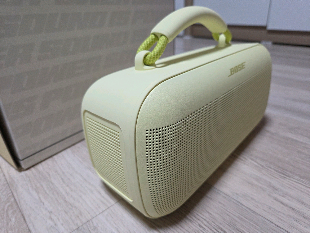 보스 사운드링크 맥스 포터블 스피커 옐로우 개봉신품 이미지