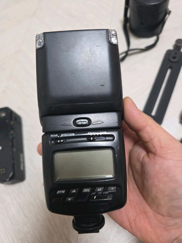 캐논 필름카메라 + 니콘 렌즈 / SB-26 플래시 장비 일괄 판매 이미지