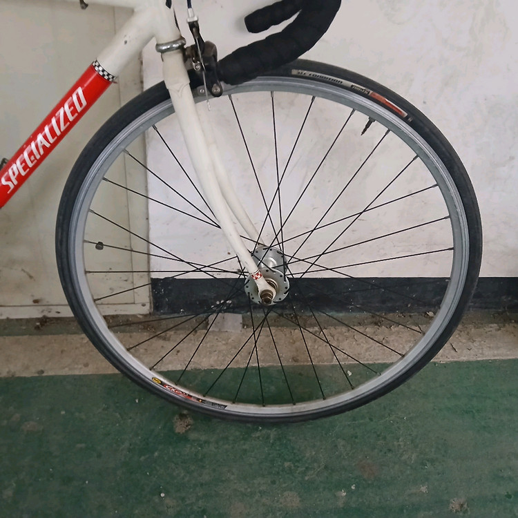 마빅 CXP-22 트렉 허브 픽시 실버 자전거 휠셋 이미지