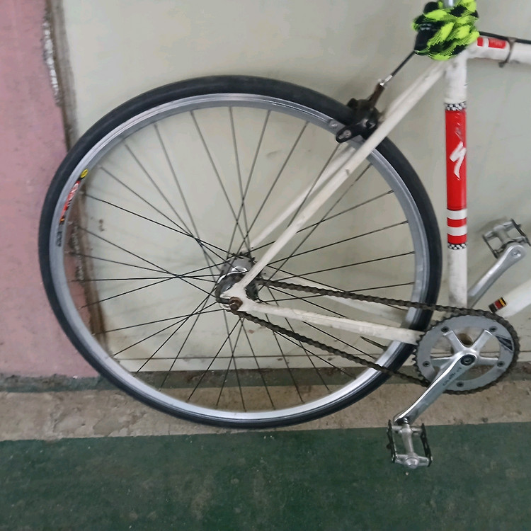 마빅 CXP-22 트렉 허브 픽시 실버 자전거 휠셋 이미지