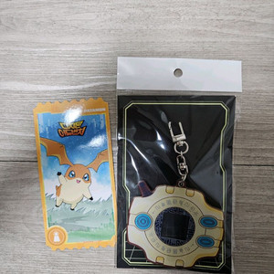 디지몬카페 파닥몬 디지바이스 아크릴 키링, 특전 세트 이미지