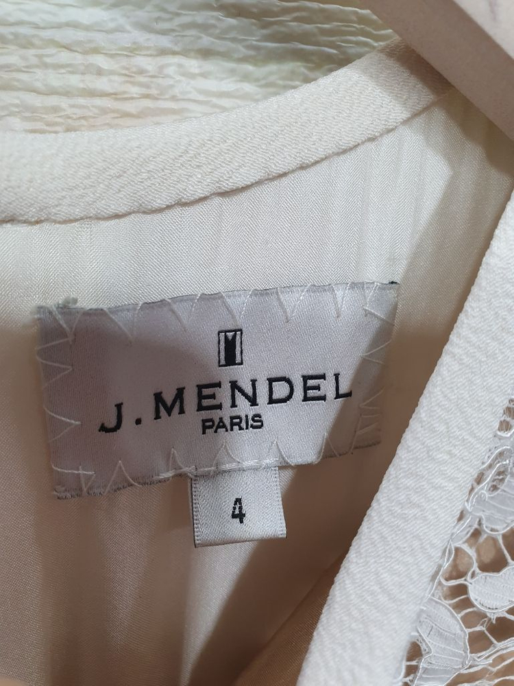 제이멘델 명품 실크 배색 레이스자수 정장 원피스 55 이미지