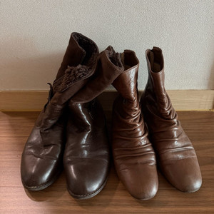 가죽 앵클부츠(GEOX / MANAS) 일괄 (230mm) 이미지