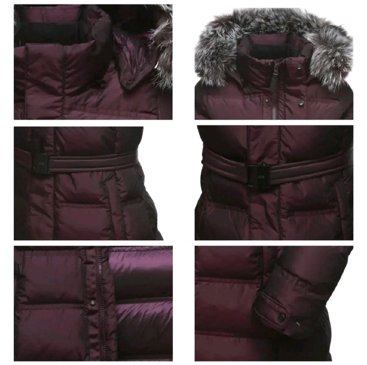 [새제품] K2패딩 레아 여성패딩 롱기장 구스다운 벨트포함 플럼(90) 이미지