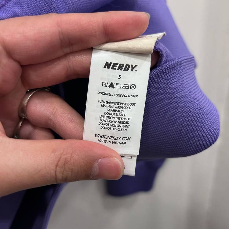 널디 시그니처 트랙라인 오버핏 집업 져지 이미지
