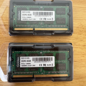 골든메모리 삼성 칩 DDR3 8GB 2개 PC3L-12800S 저전력 램 이미지