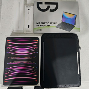 아이패드 프로 11인치 4세대(M2) 128gb wifi+펜슬2+구조독키보드 이미지