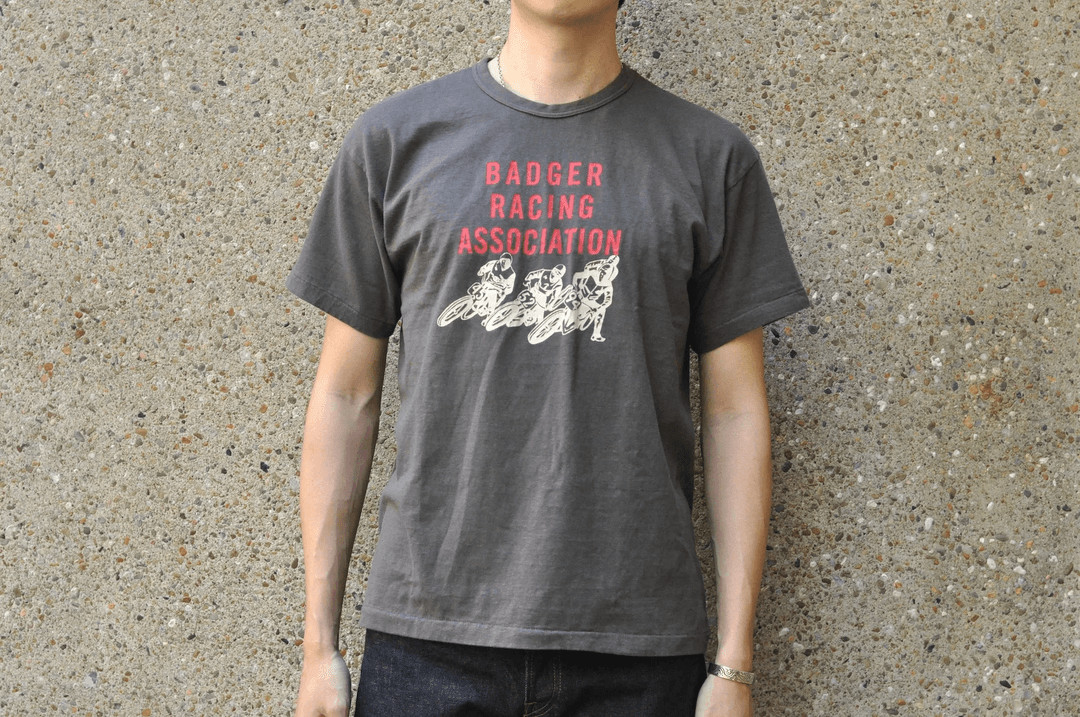 웨어하우스(2nd hand 티셔츠 LOT 4064) BADGER 차콜(숯 블랙) 컬러 XL 22시즌 새제품) 이미지