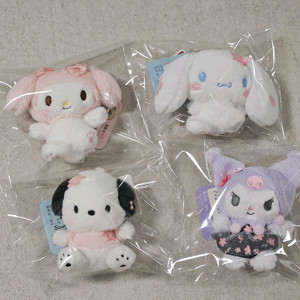 산리오 벚꽃포차코 벚꽃쿠로미 벚꽃시나모롤 벚꽃마이멜로디인형키링 이미지