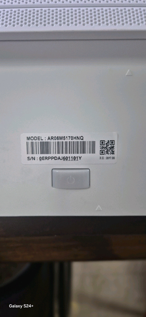 삼성 무풍 벽걸이 에어컨 AR06M5170HNQ 이미지