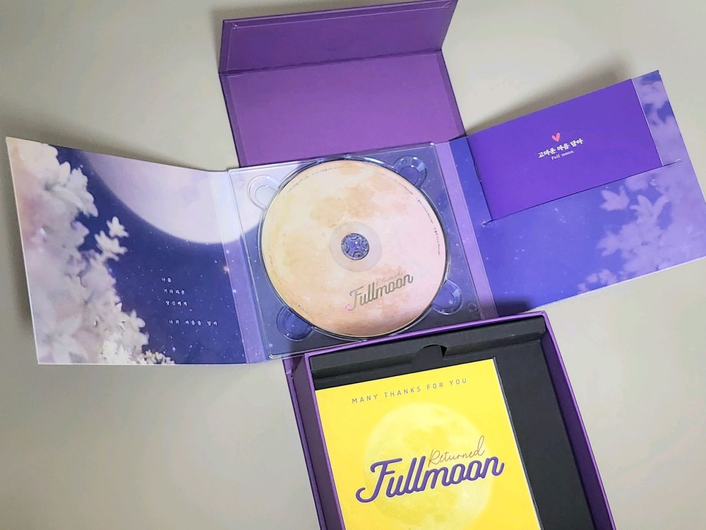 달빛천사 15주년 기념 국내 정식 OST 발매 성우 이용신 Returned Fullmoon CD 이미지