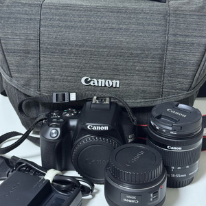 캐논 EOS 200D 블랙 렌즈 2개 포함 이미지