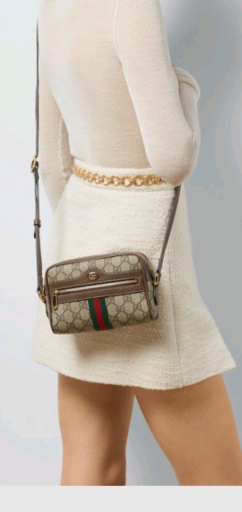 구찌 오피디아 크로스백/카메라백 미니 정품S급(감정O)프라다루이비통디올고야드샤넬셀린느보테가생로랑발렌시아가버버리가방 이미지