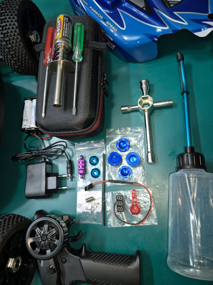 *각종교신가능*니트로엔진1/8RC카VRX-2RTR(새제품)필수옵션15종포함4WD알씨카풀박스셋~바람에언덕에서 이미지